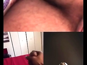 Two dicks in video call