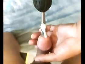 Brasil cbt urethral sounding - dom screwdriver my cock #2