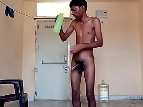 Rajesh playboy 993 longest masturbation video and cumshot in the bathroom