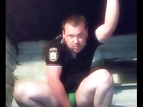 A lost argument at work ended with the loss of anal virginity for a russian policeman.
